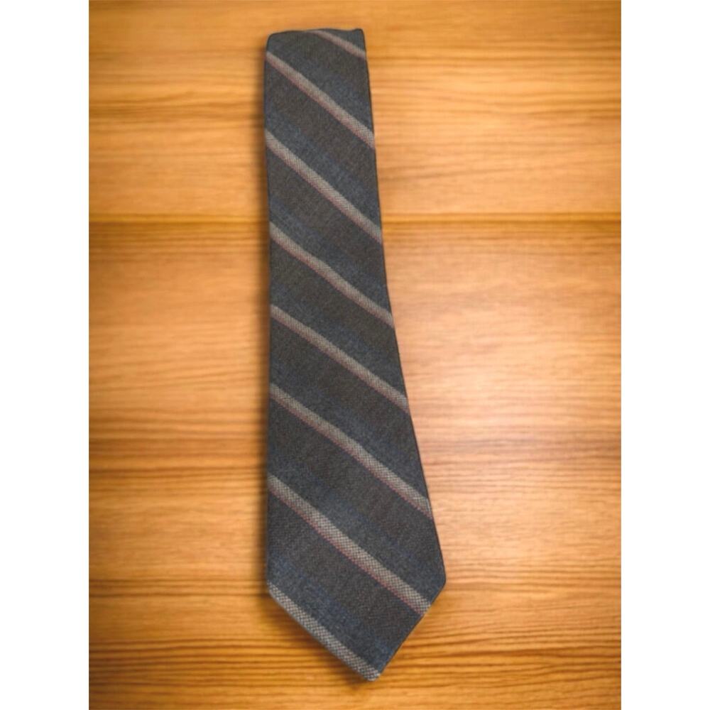 Vintage Michael Reed Designer Collection striped wool blend tie